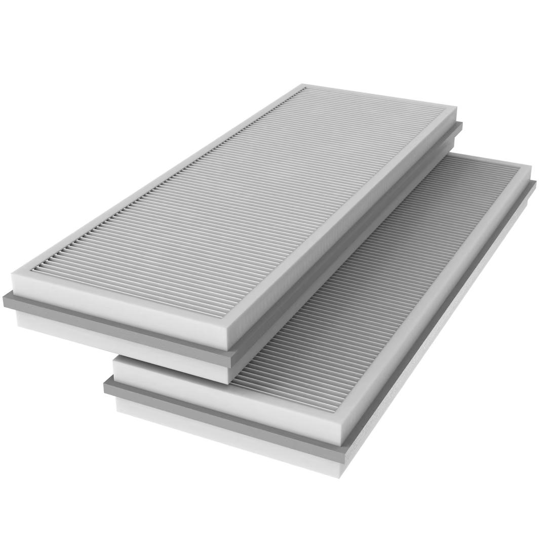 Two pleated air filters for SAVE VSR 500 ventilation unit. 25211